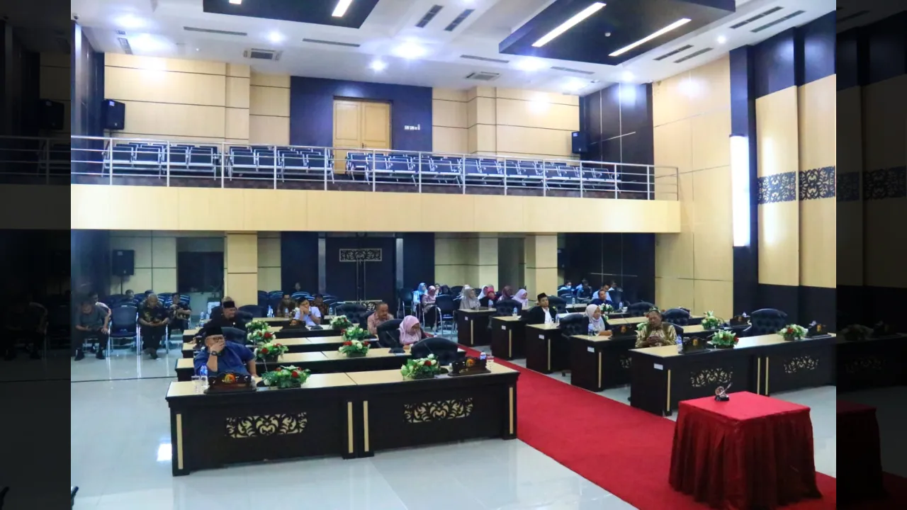 Suasana Rapat Paripurna DPRD Kota Solok